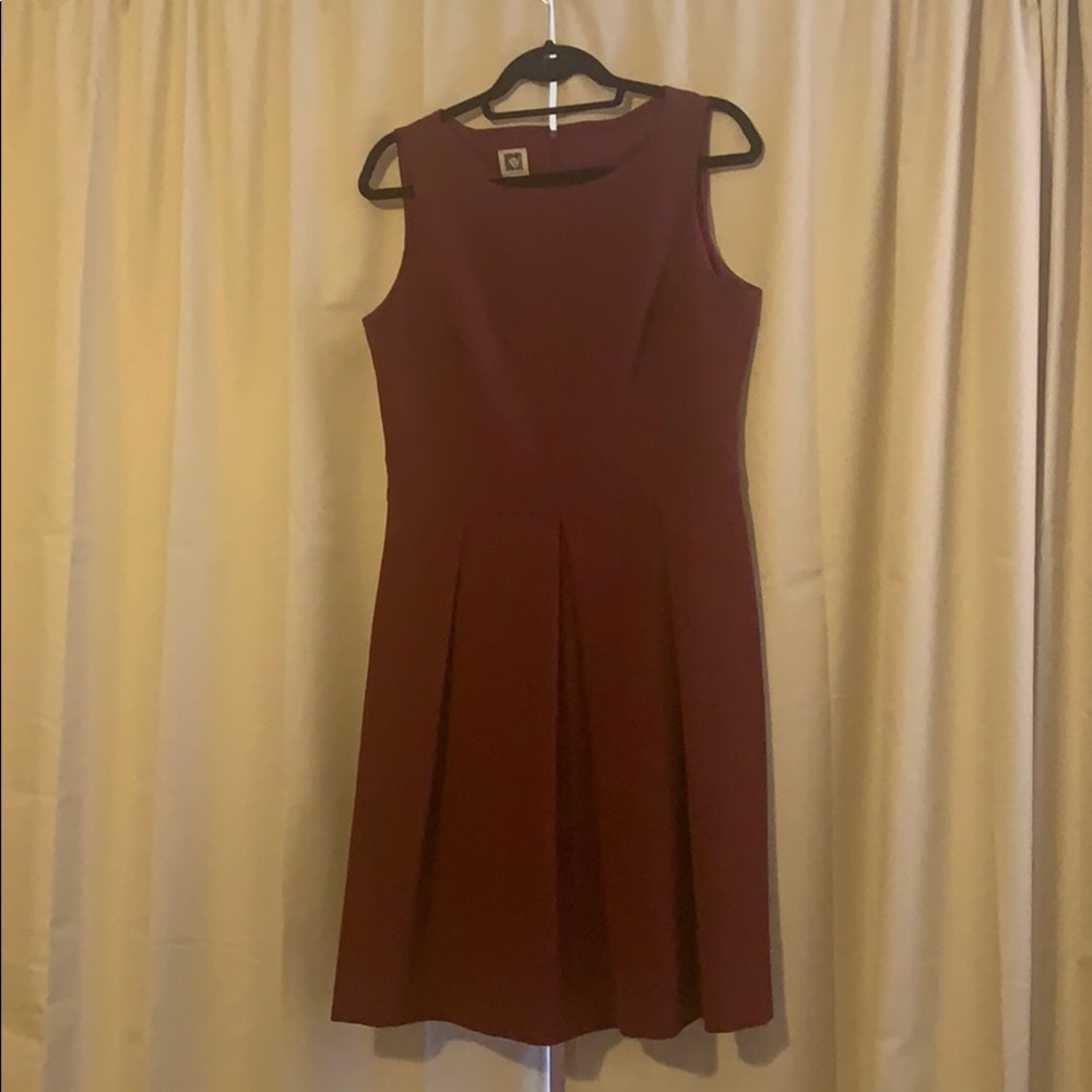 Burgundy Ann Klein dress - worn once.
